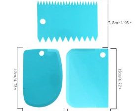 3pcs plastic cake comb 2