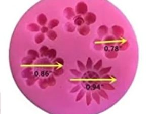 Flower 5 silicone mould 2