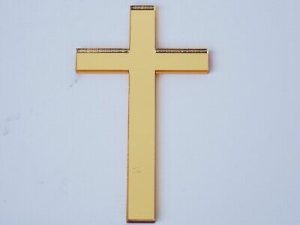 acrylic cross topper