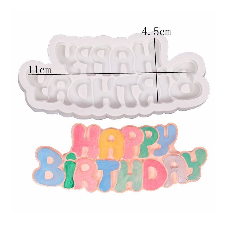 Happy Birthday moulds 5