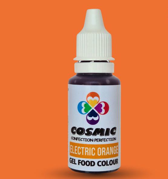 Cosmic electric orange gel colour