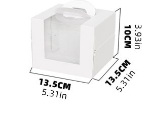 3inch white bento box a