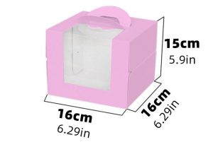 4inch pink bento box