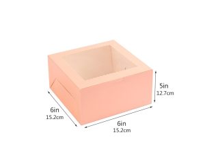 6x6x5 cake box