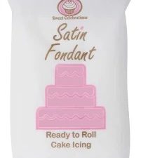 Baby pink satin fondant